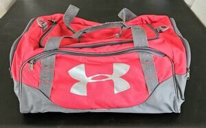 Under Armour Storm Duffel Red/Black Gym Travel Bag 18x12x10
